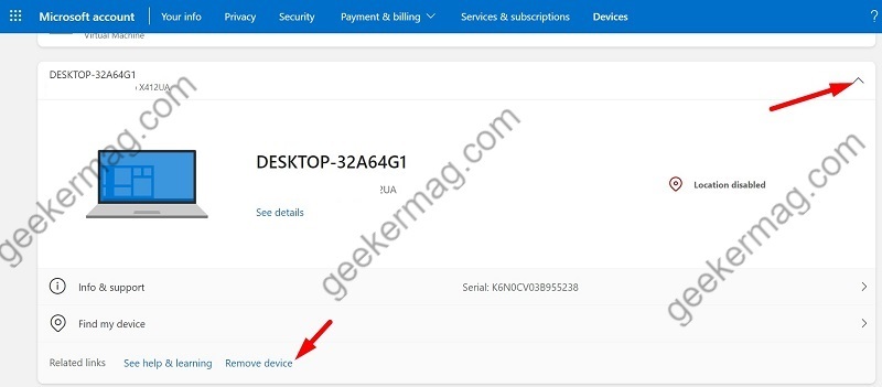 How to Remove Windows 10 or Windows 11 PC from your Microsoft Account - 68