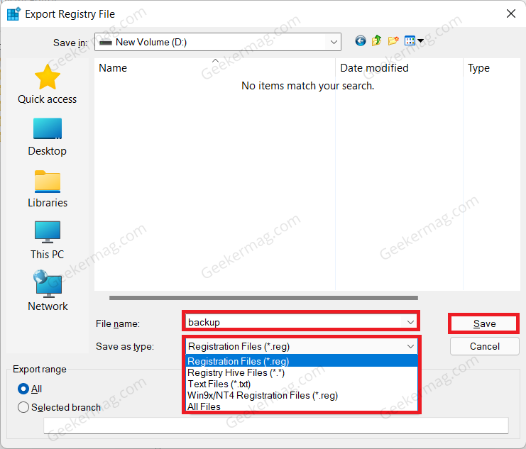 How to Backup and Restore Registry in Windows 11   10 - 97