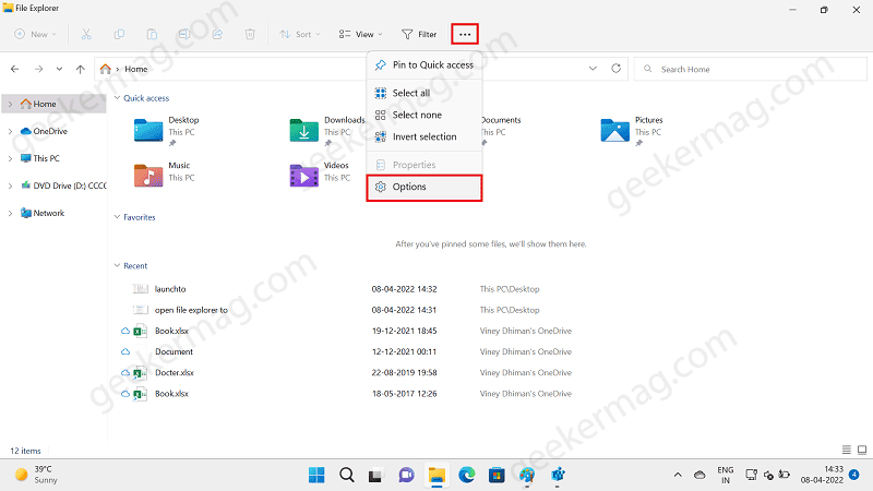 How to Open File Explorer to This PC  OneDrive  or Downloads in Windows 11 - 50