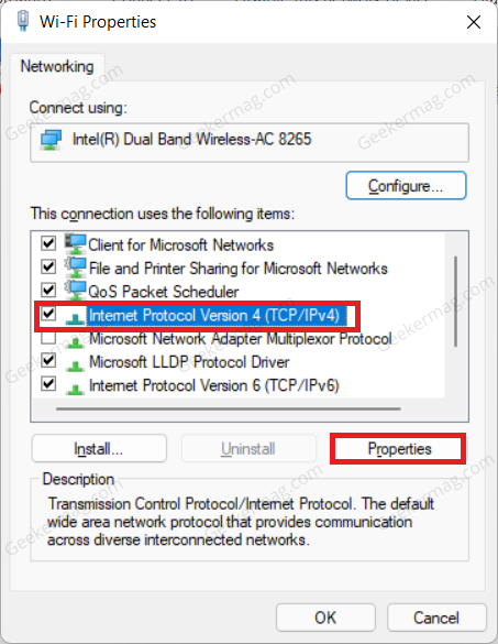 Wi-Fi Properties