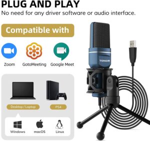 Tonor TC-777 A USB Plug n Play Microphone for Singing & Live Game Streaming TONOR-Mic-7