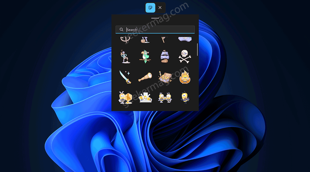 Use Sticker Editor to Add Stickers to Desktop Background in Windows 11 - 53
