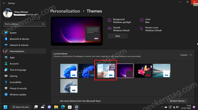 How to Enable New Spotlight Theme in Windows 11 - 9