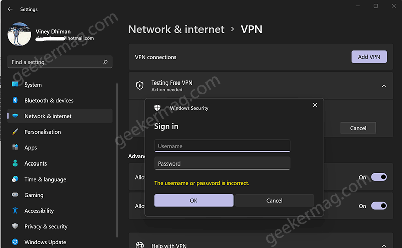 How to Manually Setup a VPN in Windows 11 - 33