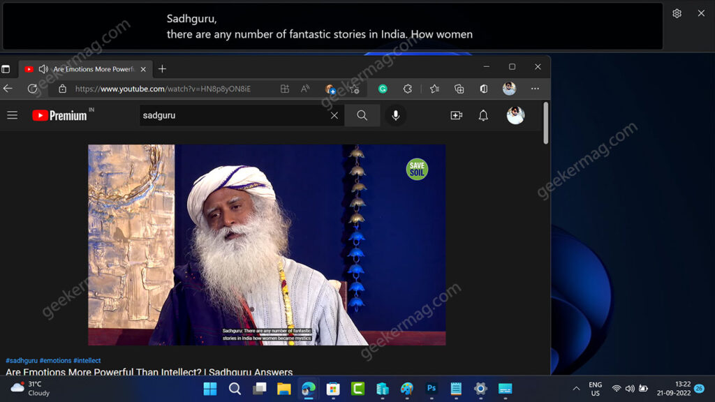 How to Enable and Use Live Captions on Windows 11 - 8