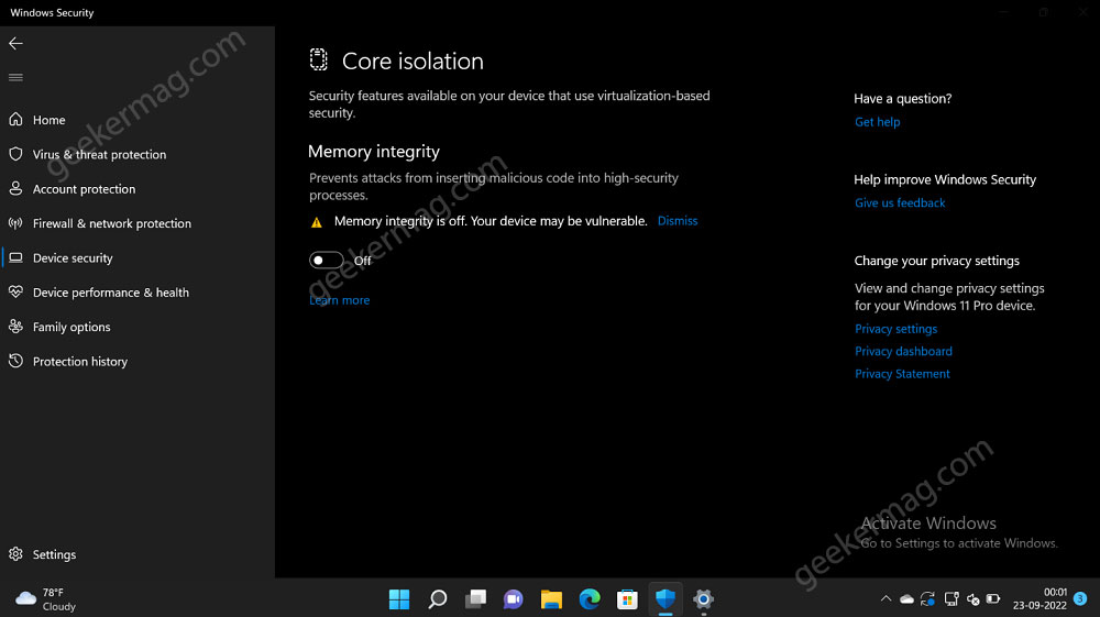 Fix   Can t Turn On Memory Integrity in Windows 11 Due to Incompatible Drivers  - 22