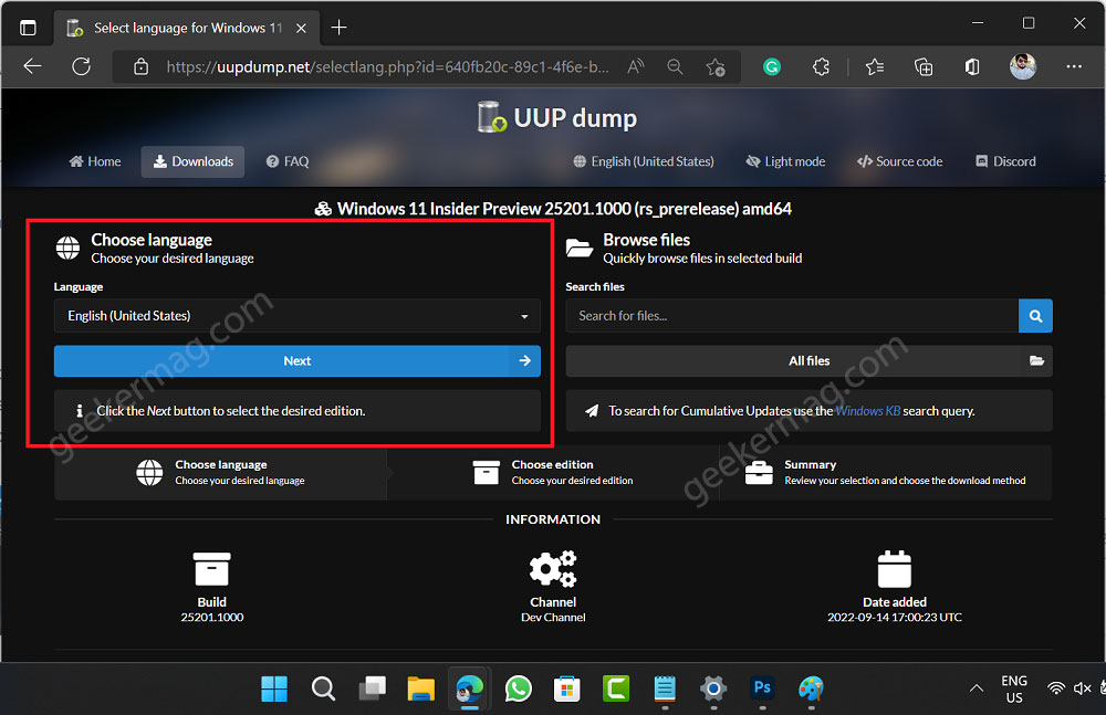 Use UUP Dump to Download Windows 11 10 Insider ISO - 4