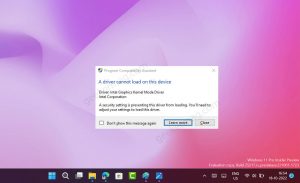 How to Fix "A Driver Can’t Load On This Device" in Windows 11