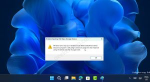 Fix - Problem Ejecting USB Mass Storage Device in Windows 11 22H2