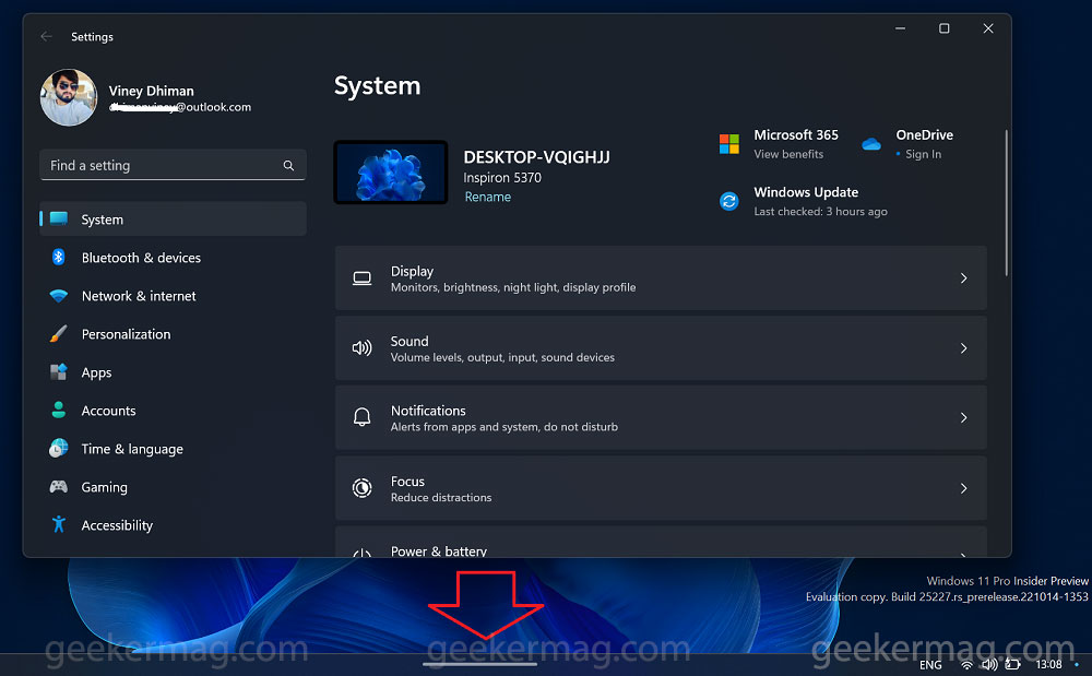 How to Enable Tablet Optimized Taskbar UI in Windows 11   25227 - 87