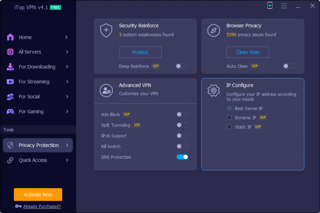 itop vpn for windows pc