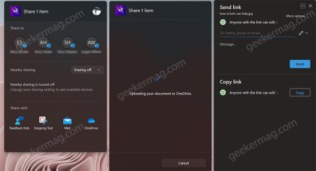How to Directly Share Local Files to OneDrive in Windows 11