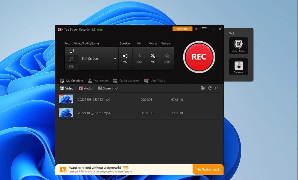 iTop Screen Recorder   Free Screen Recorder   Video Editor for Windows 11 - 20