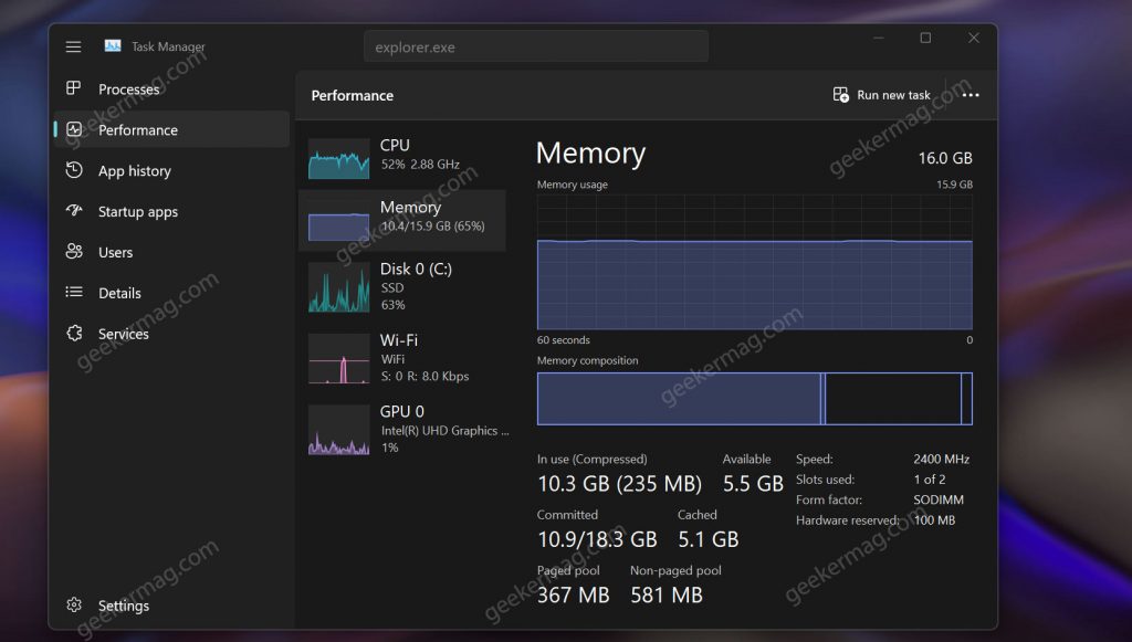 How to Fix High Memory Usage in Windows 11 22H2