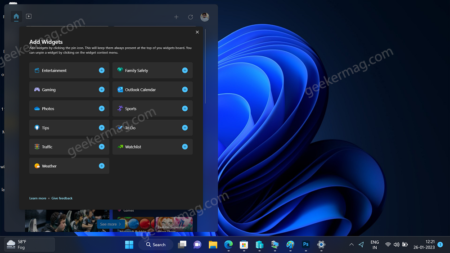 How to Add or Remove (Unpin) Widgets in Windows 11