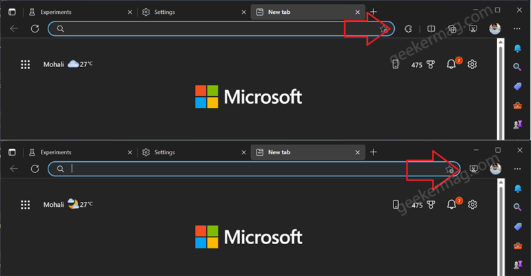 Use Show Basic Toolbar In Edge To Cleanup Toolbar & Titlebar