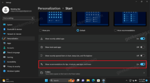 Show/Hide Recommended Tips, Apps & Shortcuts in Windows 11 Start Menu Show/Hide Recommended Tips, Apps & Shortcuts in Windows 11 Start Menu