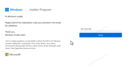 How to Get Microsoft giving Free USB Drives to Windows Insider