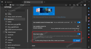 Use Show Basic Toolbar in Edge to Cleanup Toolbar & Titlebar Use Show Basic Toolbar in Edge to Cleanup Toolbar & Titlebar