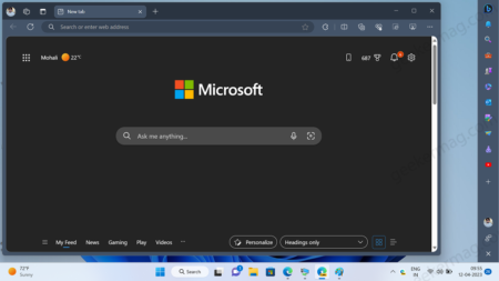 How to Detach Sidebar from Microsoft Edge (In Canary)