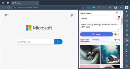 How to Use Microsoft Edge AI Image Creator Tool to Generate Images