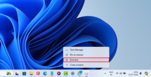 How to Enable End Task in Taskbar by Right-click in Windows 11 23H2 end task option in the taskbar with right click