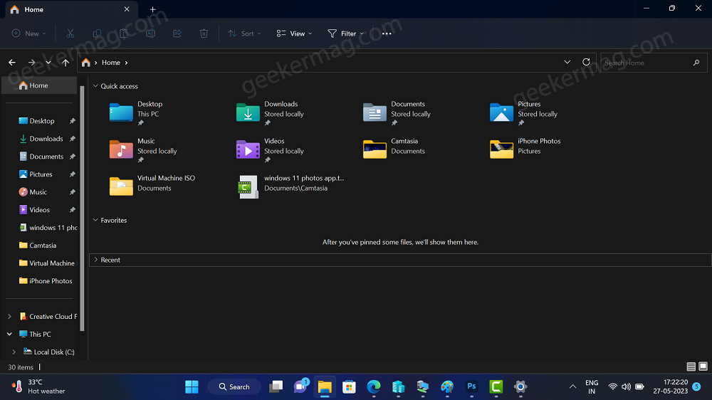 Windows 11 File Explorer Old Header UI