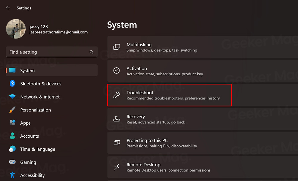 Troubleshoot network adapter