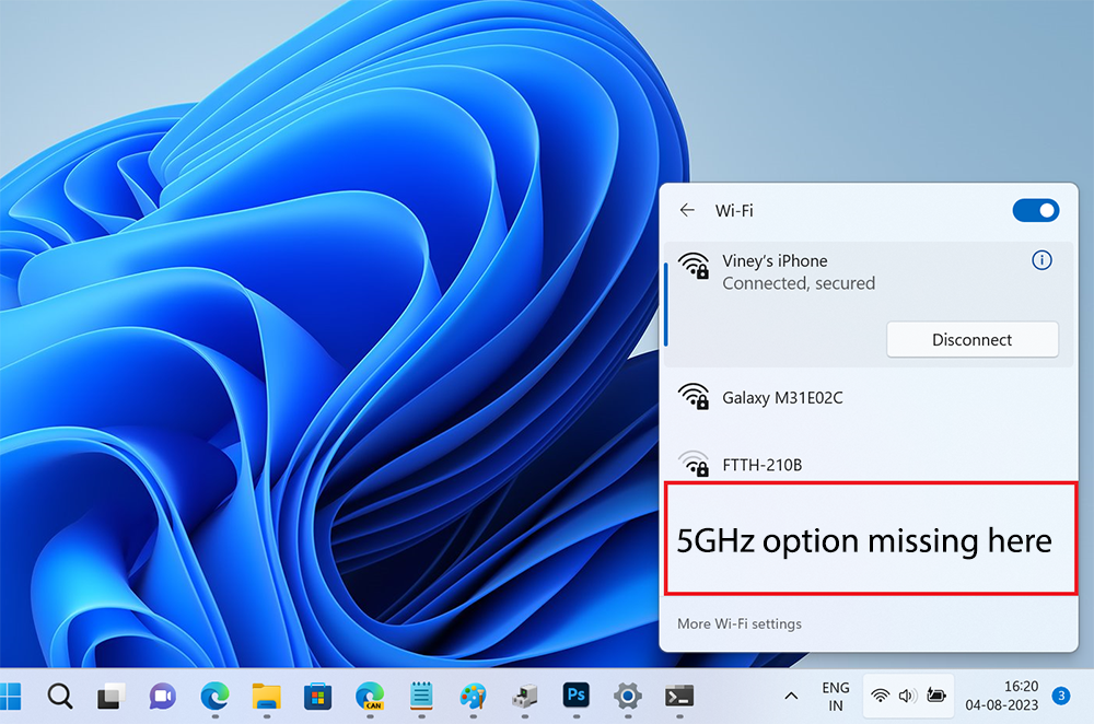 How to Fix 5GHz WiFi Not Showing Up in Windows 11/10