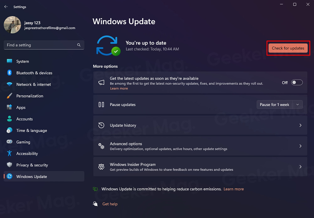 Update Windows