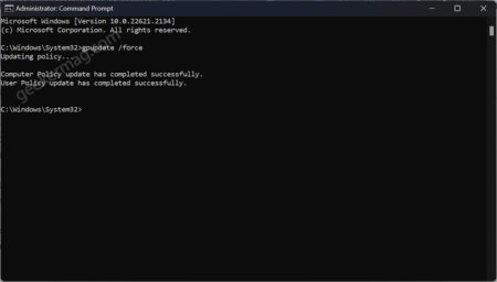 How to Force Update Group Policy from Server Windows 11/10