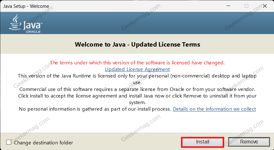 Install Java