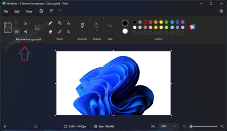 Get Download New Paint App with Background Removal Tool in Windows 11