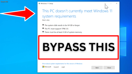 How to Upgrade to Windows 11 from Windows 10 Unsupported Hardware