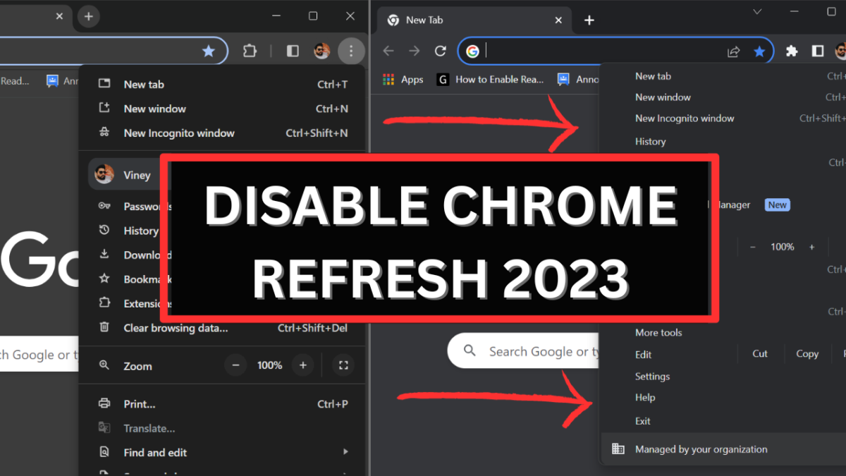 How to Disable Google Chrome New UI Refresh 2023 (New Method)