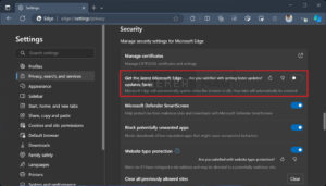 How to Get Microsoft Edge Updates Faster