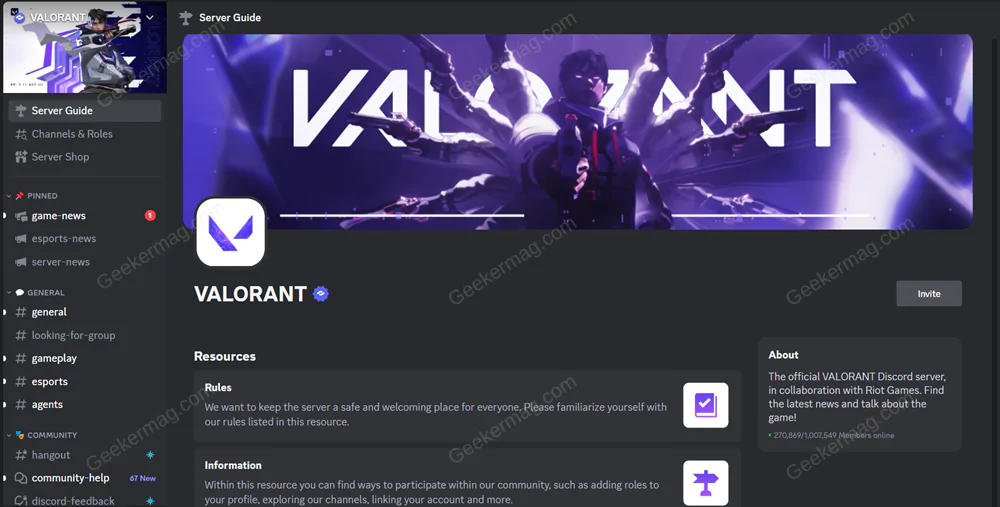 Discord Servers to Join - Valorant