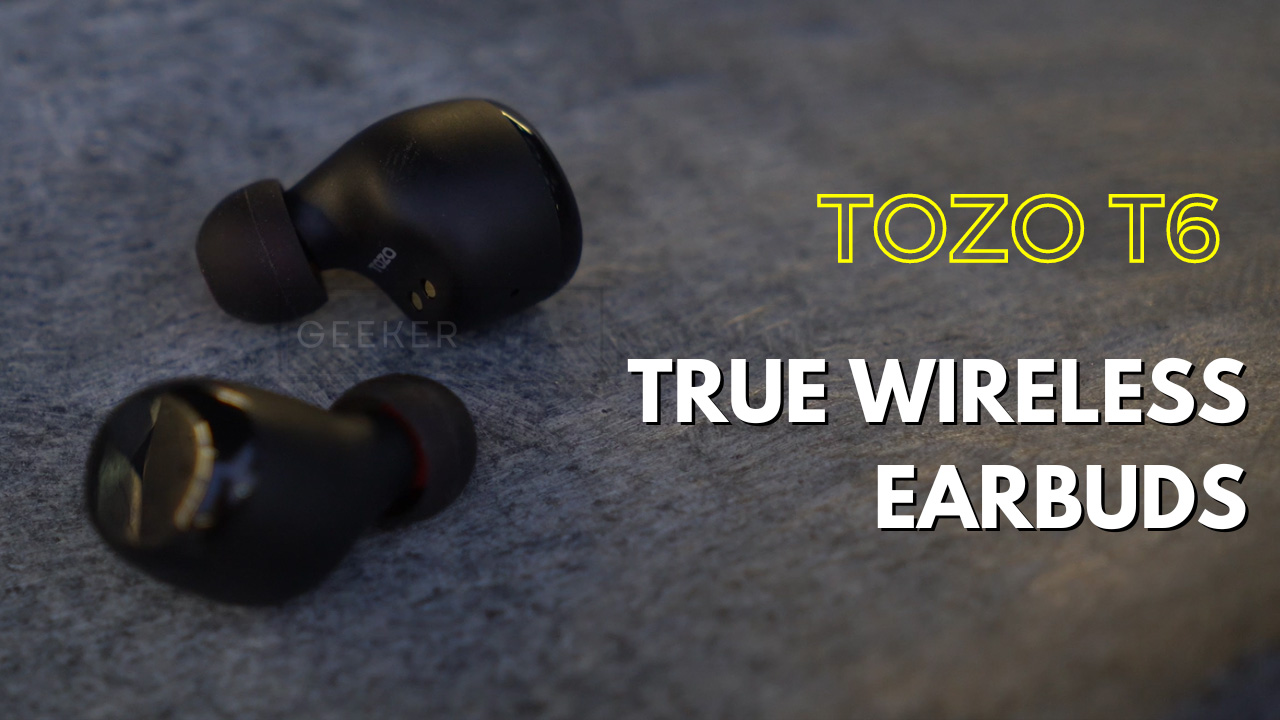 TOZO T6 True Wireless Earbuds, Lightweight, 45 hours battery, Wireless  charging