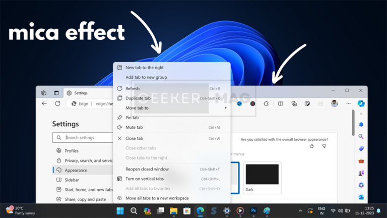 How To Enable Windows 11 Visual (Mica) Effects In Microsoft Edge