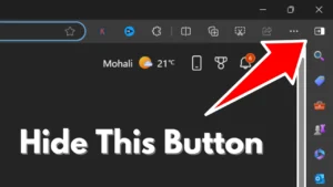 Microsoft Edge lets you hide Sidebar button from Toolbar Microsoft Edge 122 finally lets you hide the Sidebar button
