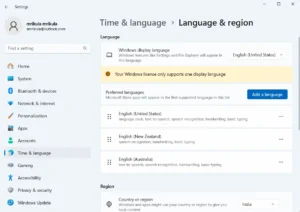Bypass “Your Windows License Only Supports One Display Language” Error Your Windows License Only Supports One Display Language