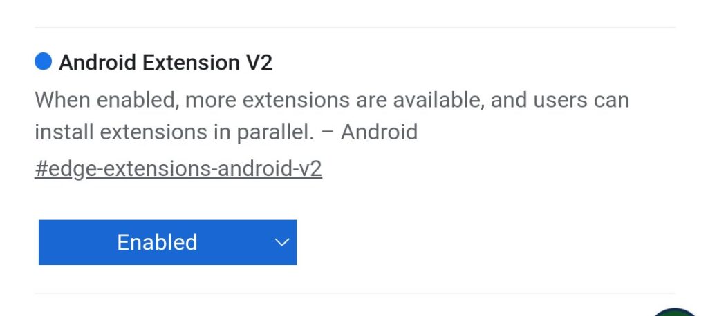 Android Extension V2 in Edge.