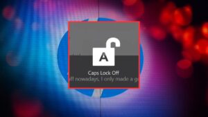 How to Disable Caps Lock On/Off Notification On Your HP PC