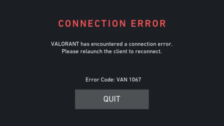 Fix: Valorant Connection Error VAN 1067 (June 2024)