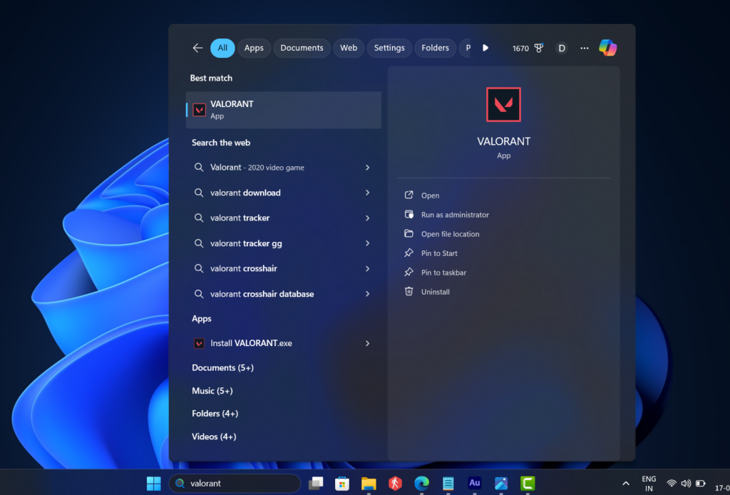 run valorant as administrator