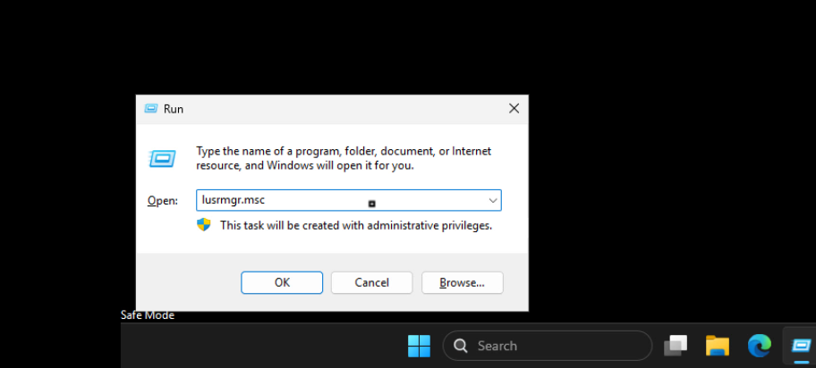 open lusrmgr.msc