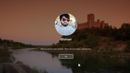 Fix: Your Account Has been disabled. Please see your System administrator Windows 11/10