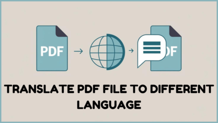 TRANSLATE PDF FILE TO DIFFERENT LANGUAGE