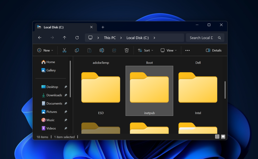 Windows 11 Update KB5055523 Unexpectedly Creates inetpub Folder