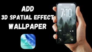 How to Add Spatial Effect Wallpaper on iPhone (iOS 26)